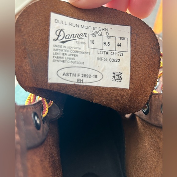 Danner mens 10 D bull run brown 6โ moc soft toe boots, USA made! ๐บ๐ธ - Picture 6 of 7